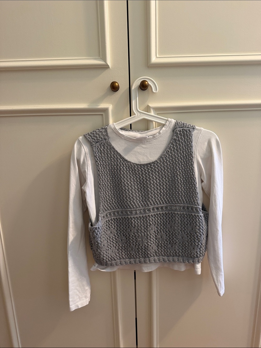 Zara Cream Basic Ribbed Tank Top - Picture 3 of 3